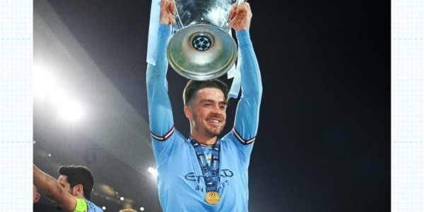 kaiyun-曼城庆祝格拉利什三十岁生日，他为球队出场157次贡献17球及23次助攻